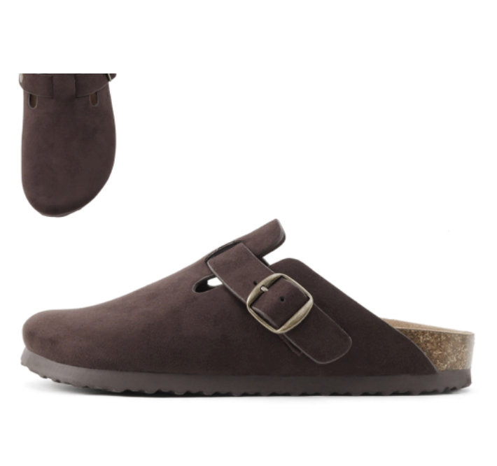 Vegan Suede Slide