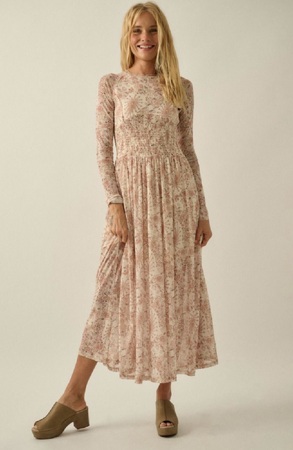 Maxi Floral Paisley Dress