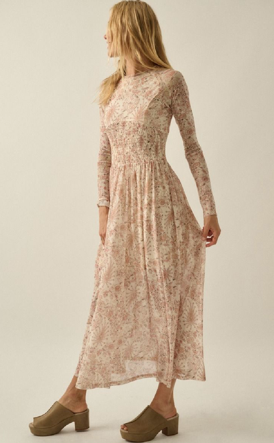 Maxi Floral Paisley Dress