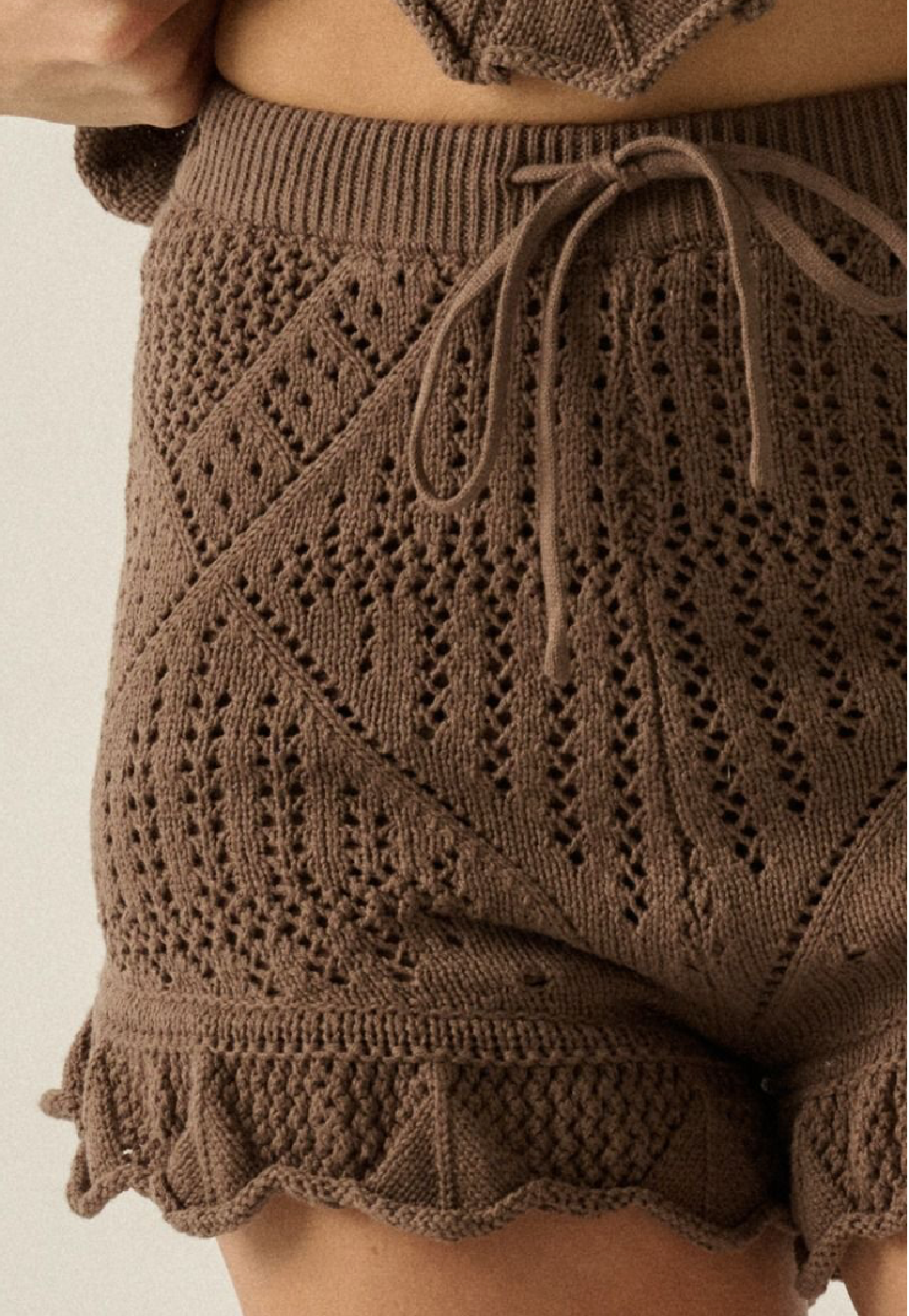 Mila Crochet Knit Short