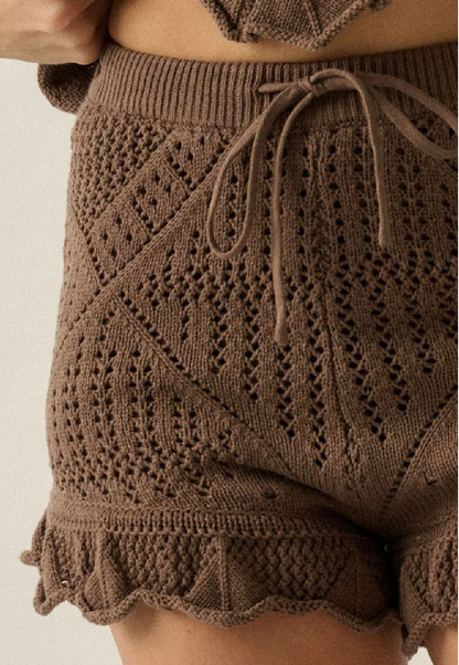 Mila Crochet Knit Short