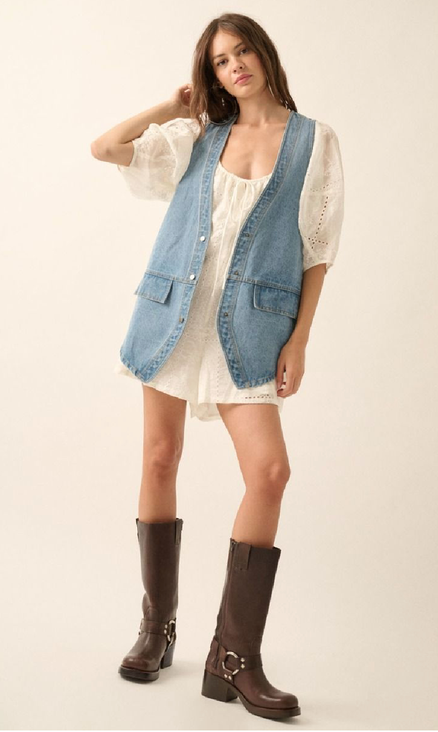 Maria Denim Vest