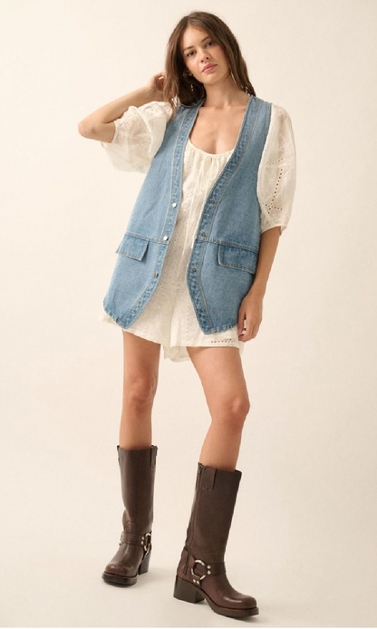 Maria Denim Vest