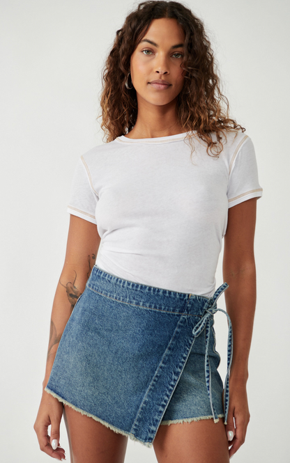 Emmy Denim Skort