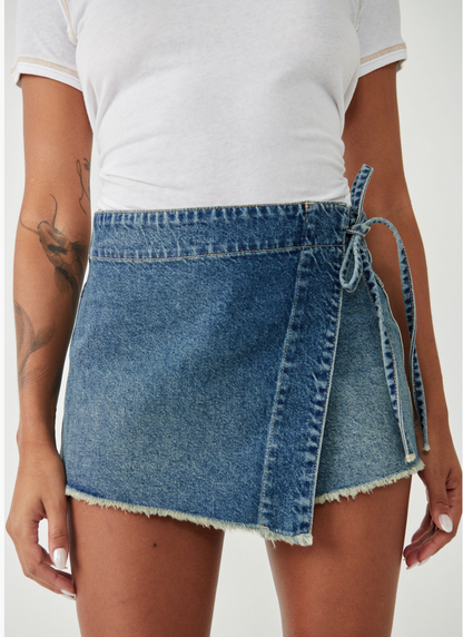 Emmy Denim Skort