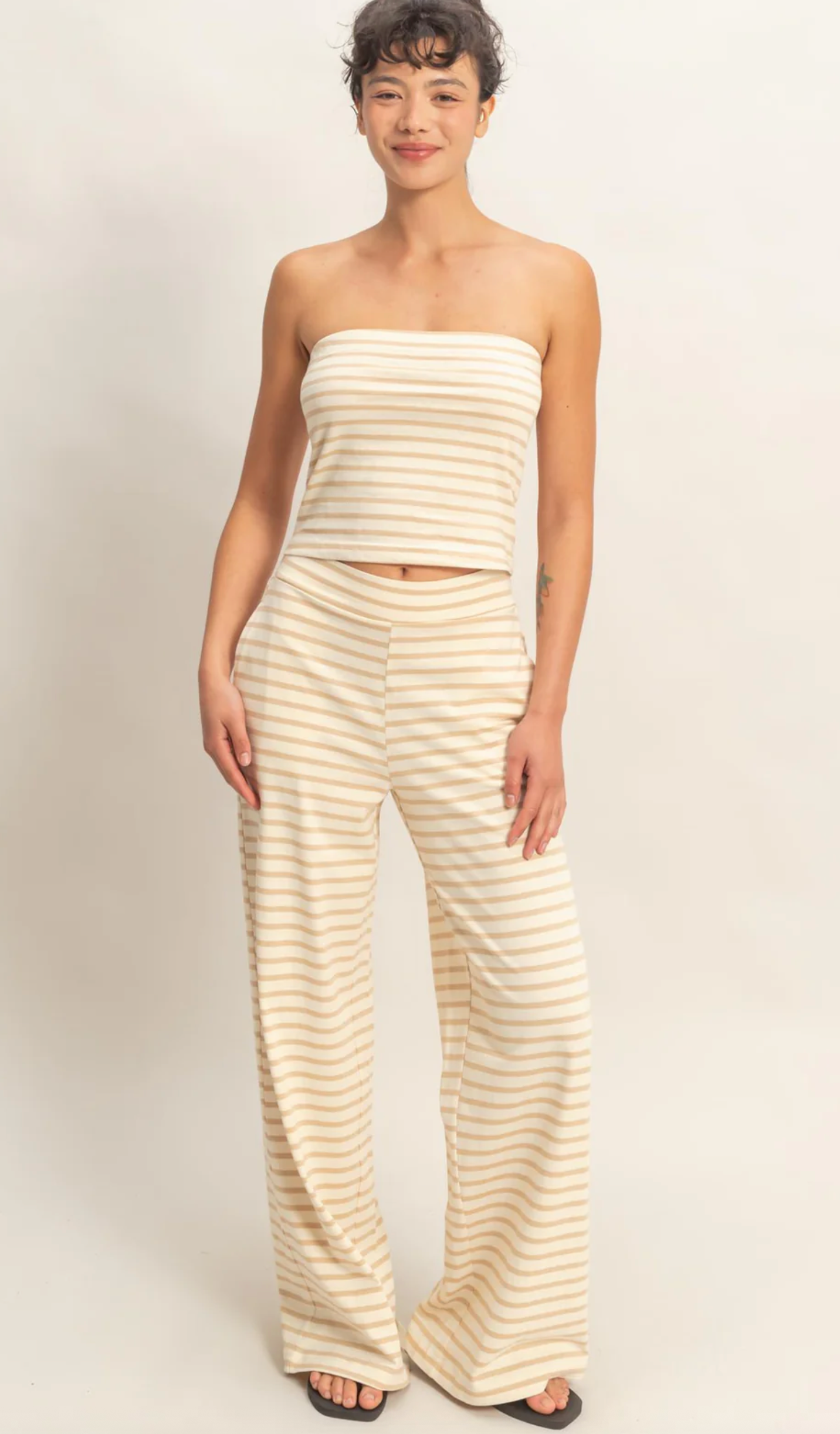 Sasha Tube Top and Pans Set (Four Colors)