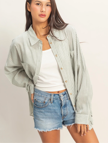 Sasha Oversized Shirt (Four Colors)
