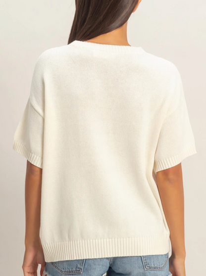 American Flag Knit Top