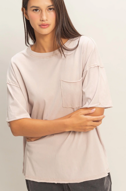 Sicily Pocket Crew T-Shirt