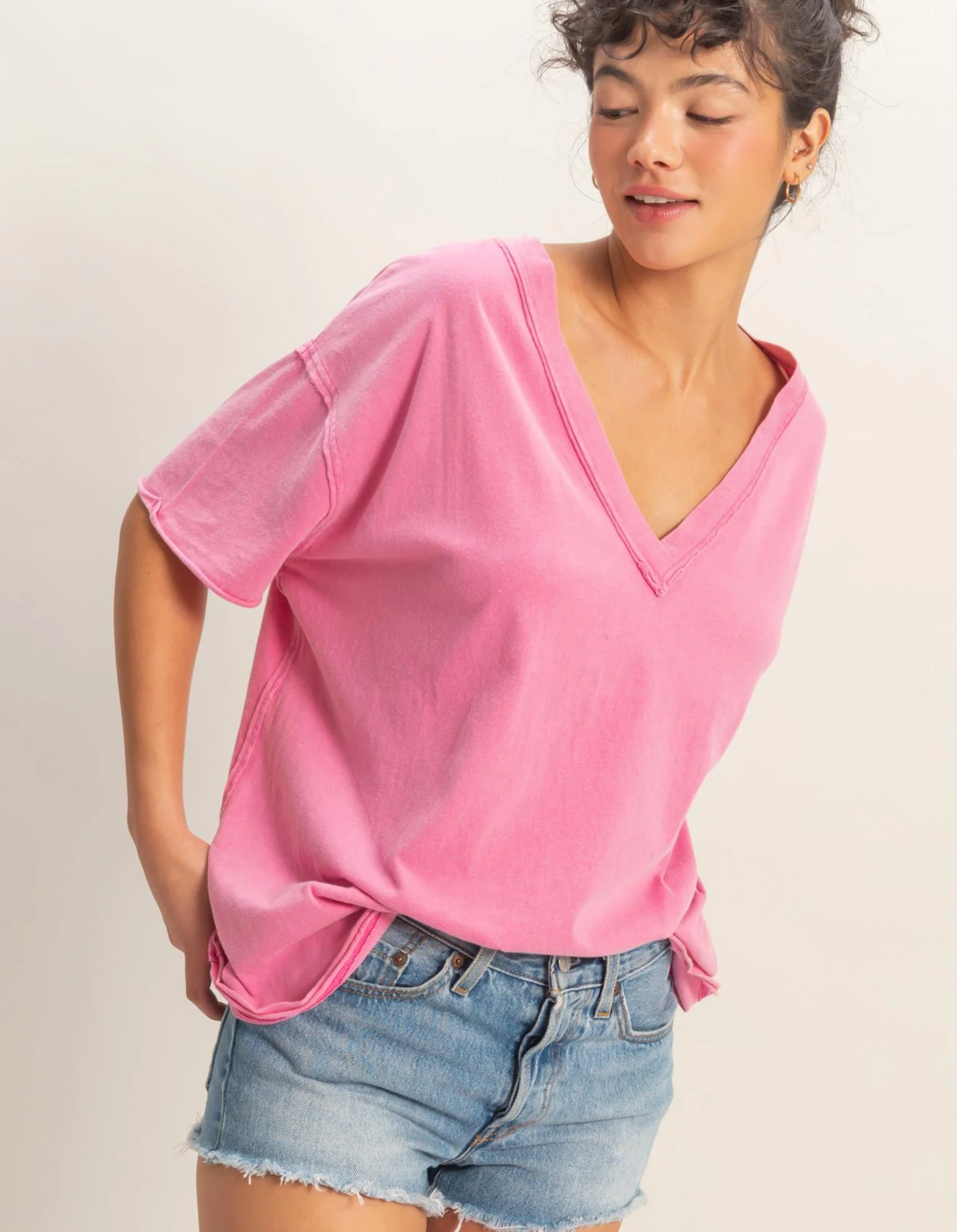 Skye Deep V T-Shirt