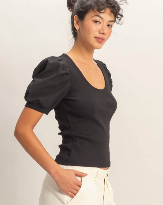 Solace Puff Sleeve Top