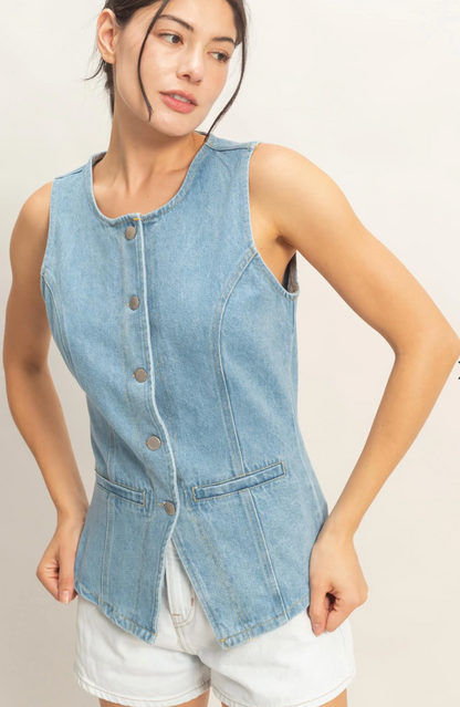 Skler Denim Vest