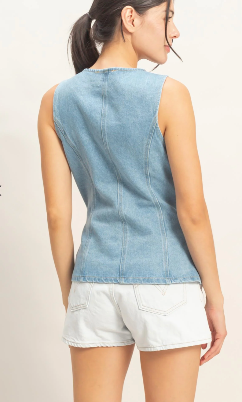 Skler Denim Vest