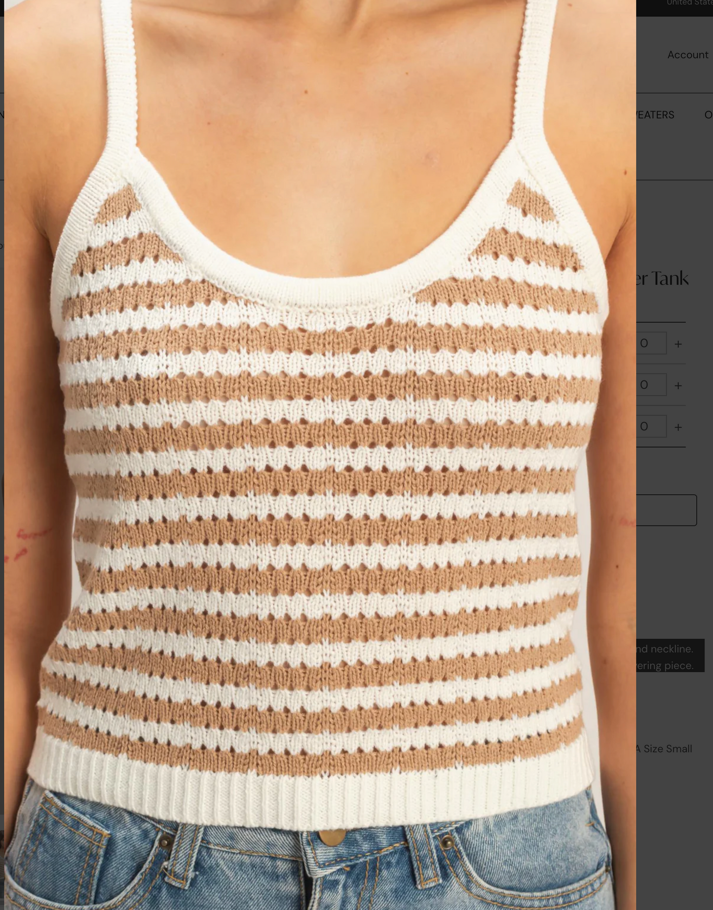 Summer Sweater Tank