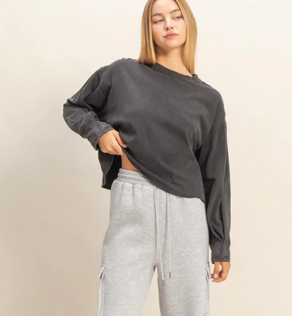 Josephine Mineral Washed Top