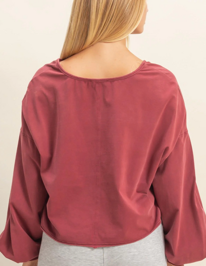 Josie Mineral Wash Top