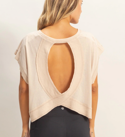 Journee Open Back Top (Five colors)