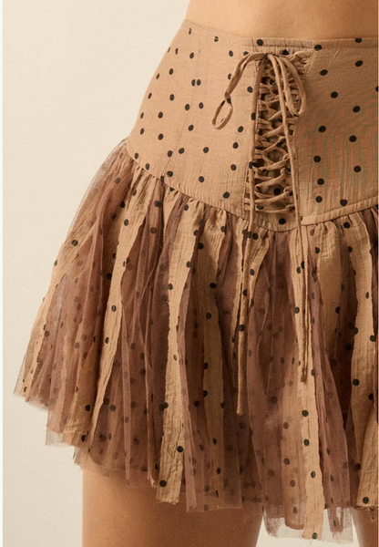 Whitney Polka Dot Skirt