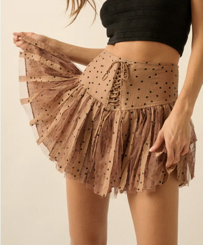 Whitney Polka Dot Skirt