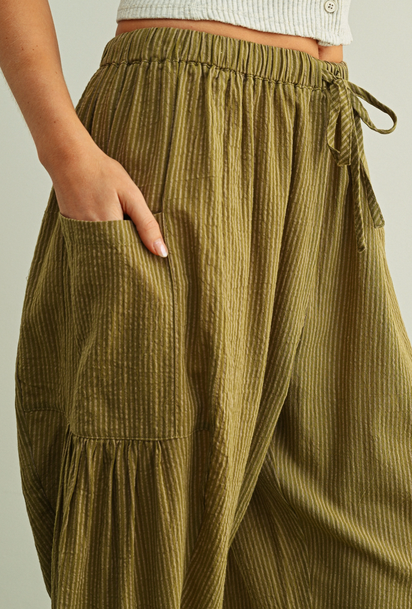 Pinstriped Pants (Two Colors)