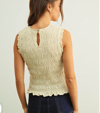 Addie sleeveless Top (Two Colors)