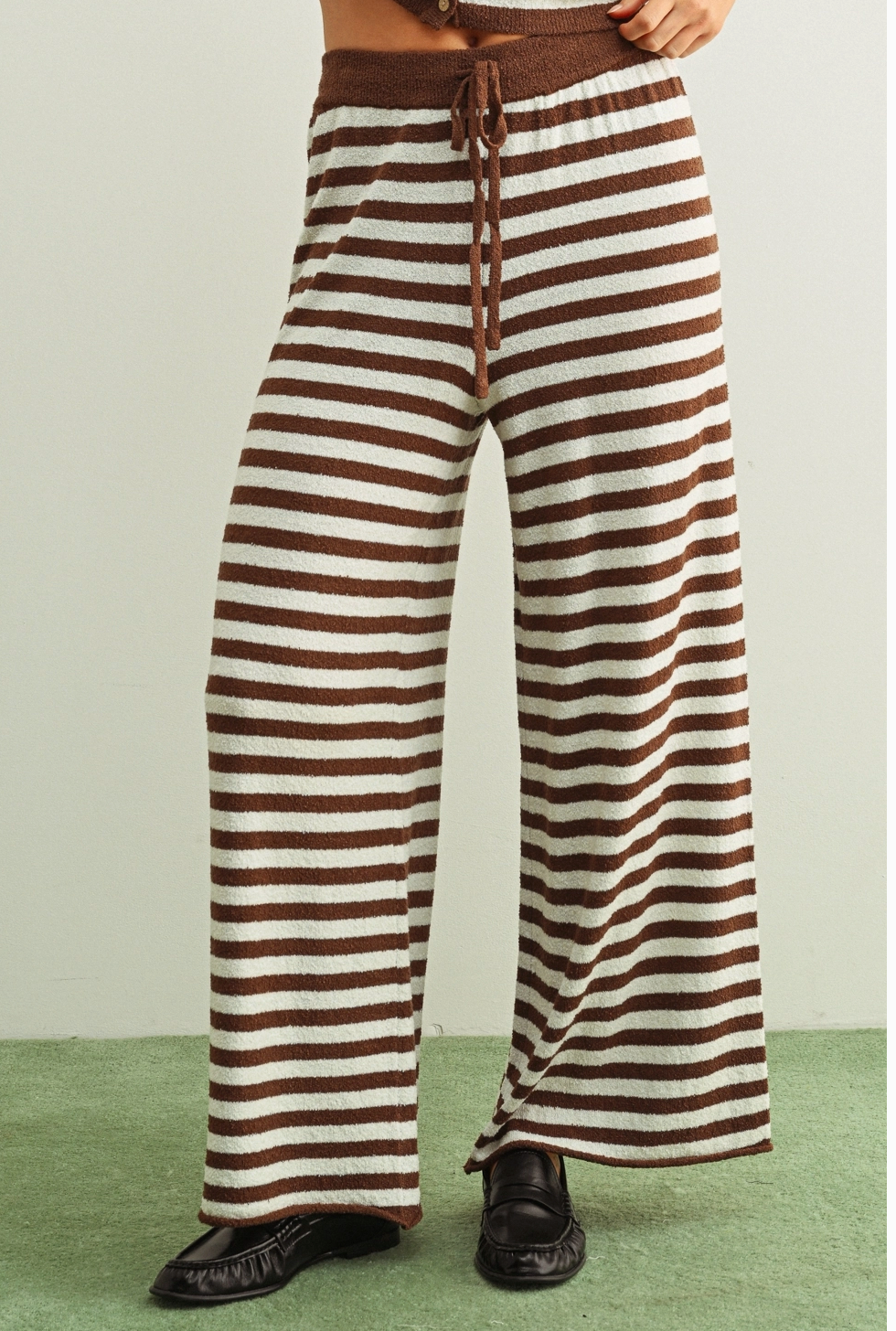 Kendra Striped Knit Pants (Two Colors)
