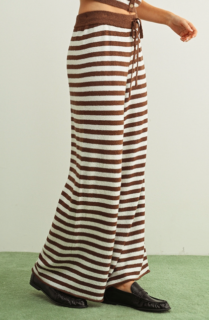 Kendra Striped Knit Pants (Two Colors)
