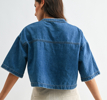 Nora Denim Top