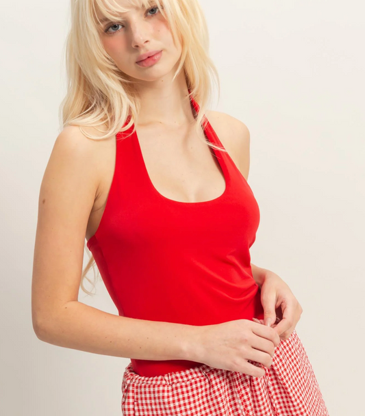 Ashlee Halter Tank (Four Colors)*