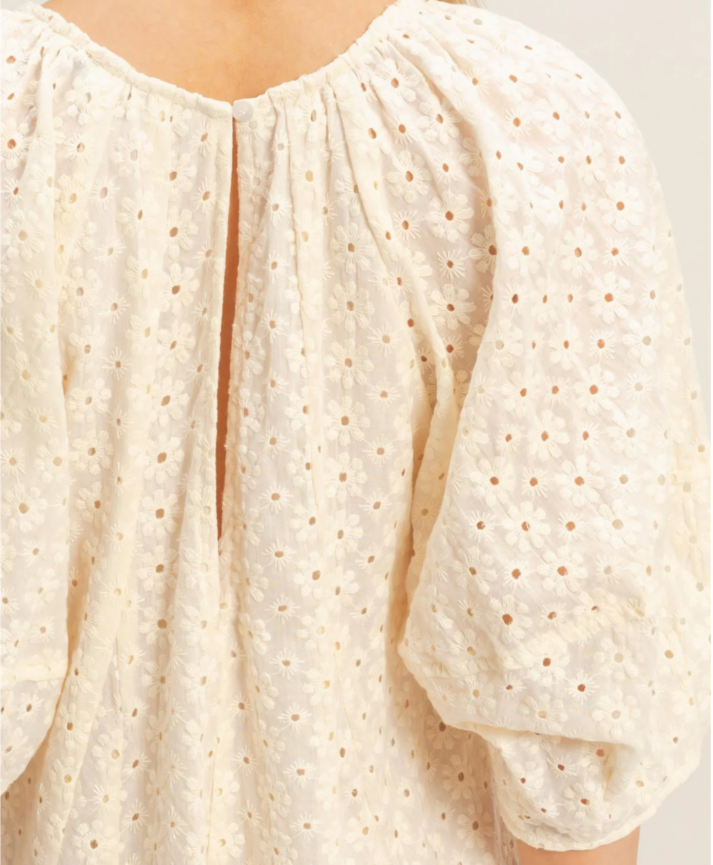 Christine Eyelet Romper*