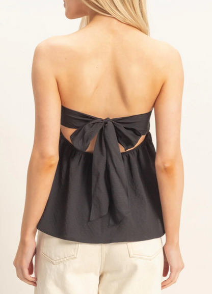 Alex Smocked Tube Top*