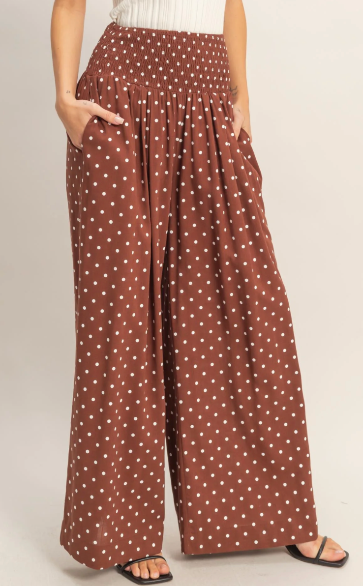 Rebecca Polka Dot Pant* (Two Colors)