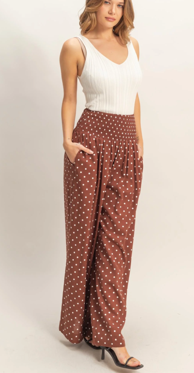 Rebecca Polka Dot Pant* (Two Colors)
