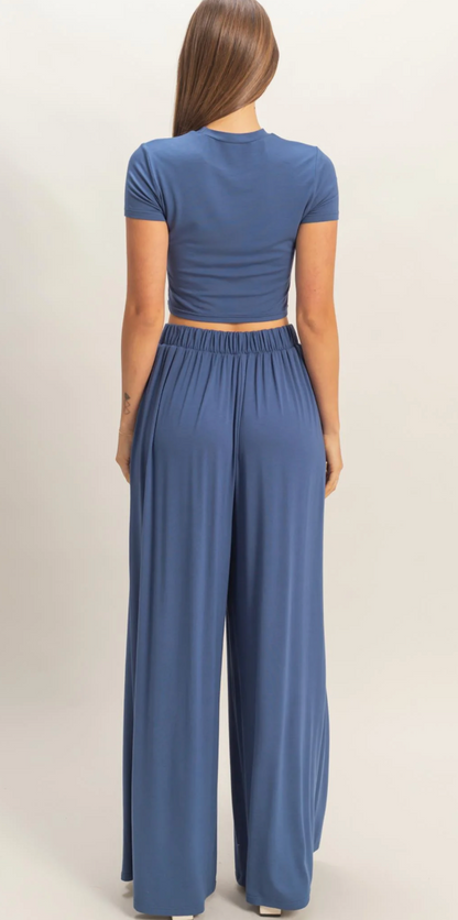 Megan Top and Pants Set (Two Colors)*