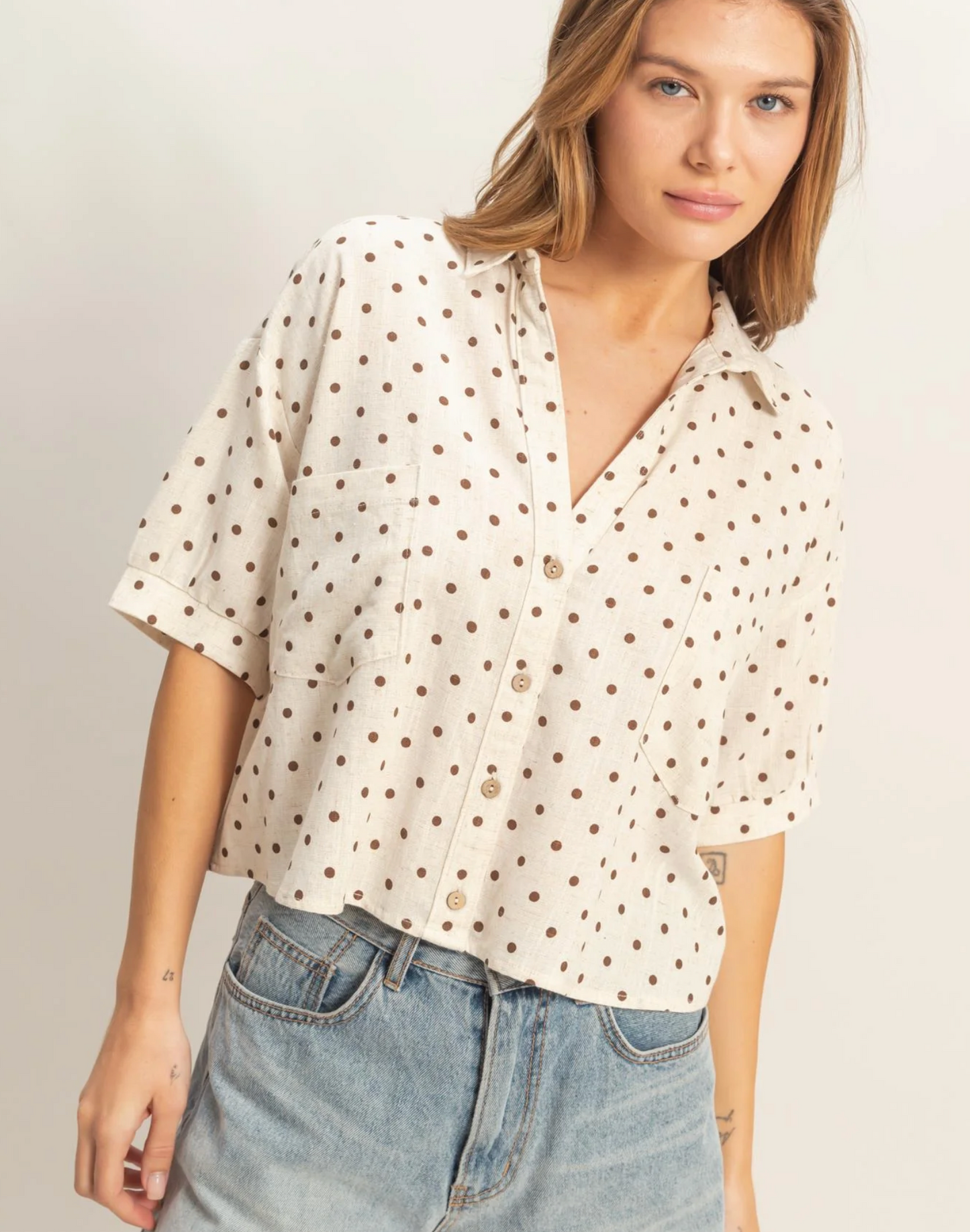 Vicky Polka Dot Top