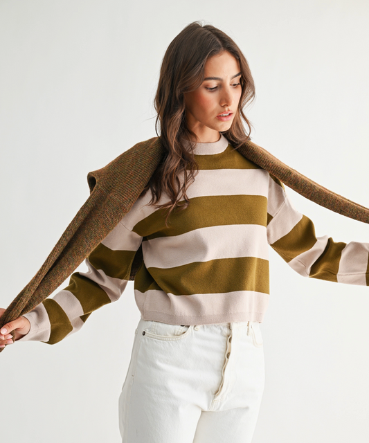 Olivia Stripe Sweater