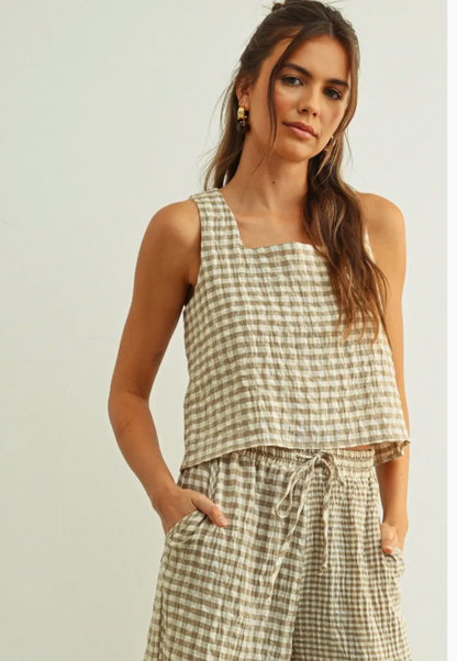 Marley Gingham Top