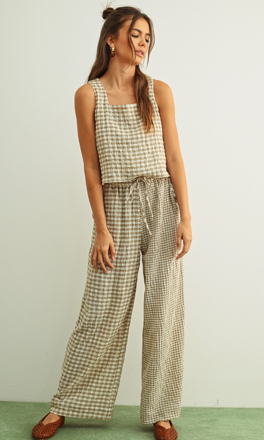 Marley Gingham Top