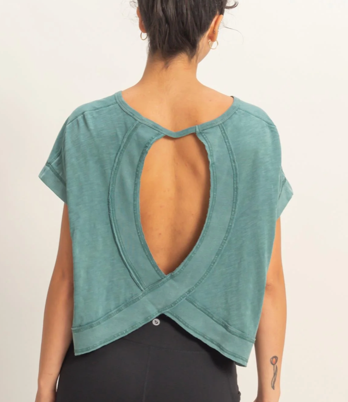 Lennon Open Back Top (Five Colors)*