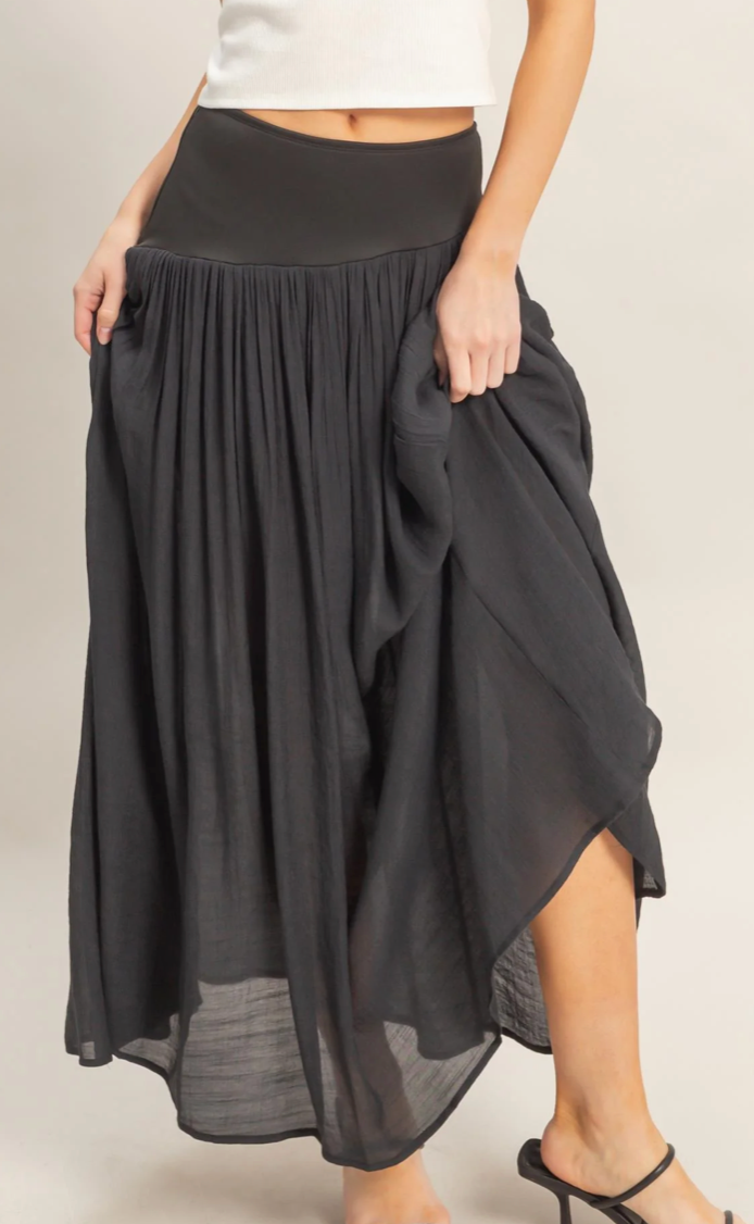 Emma Maxi Skirt (Two Colors)*