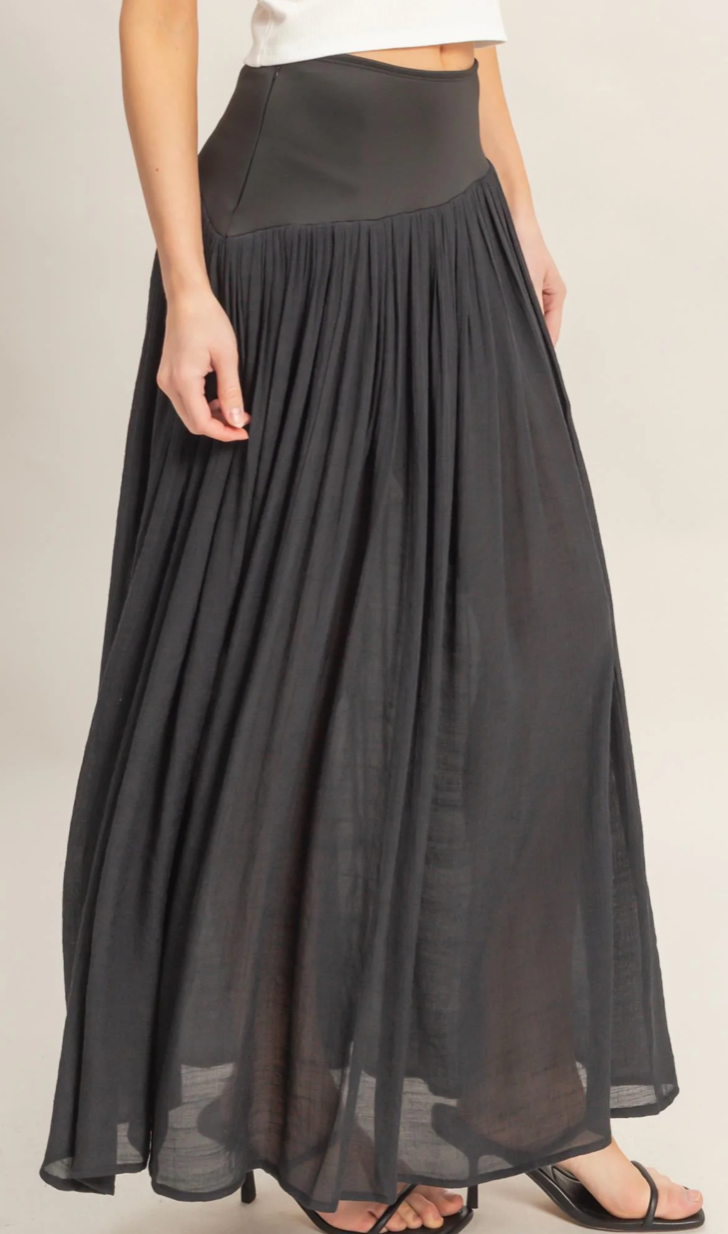 Emma Maxi Skirt (Two Colors)*