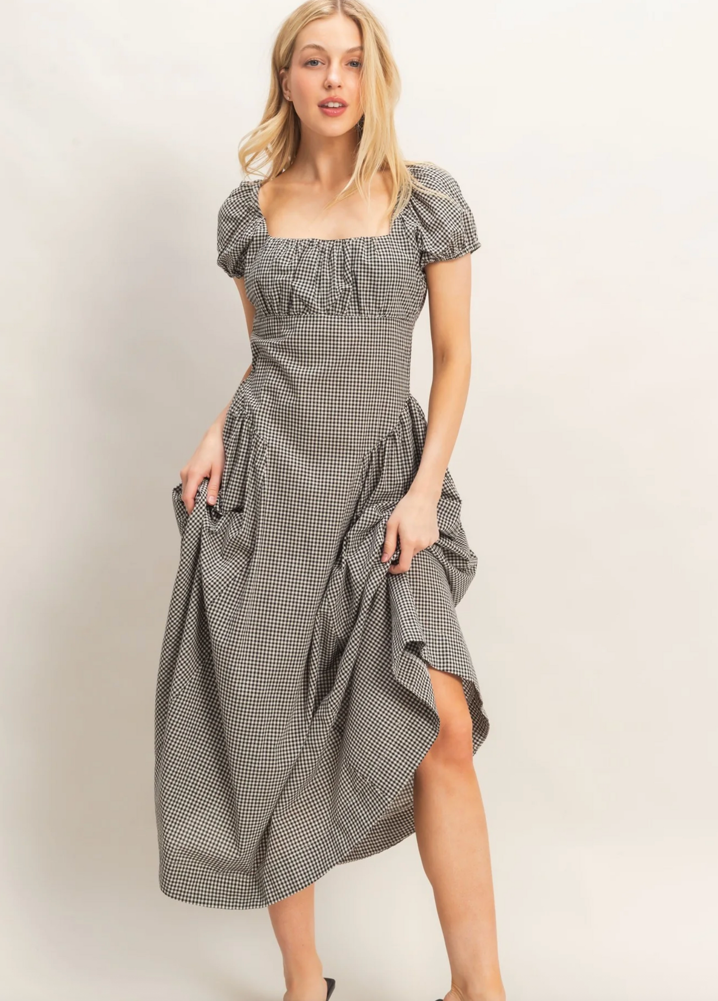 Hannah Gingham Dress