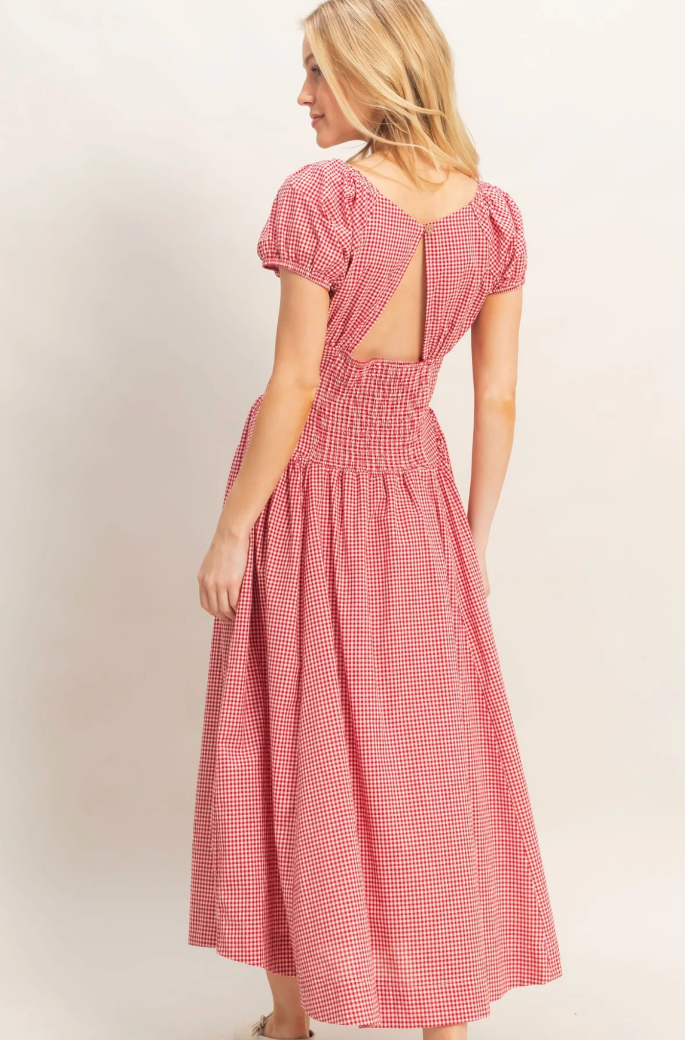 Hannah Gingham Dress
