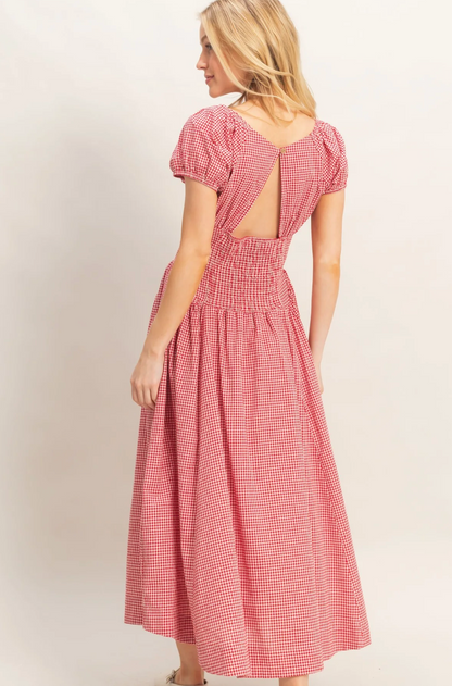 Hannah Gingham Dress