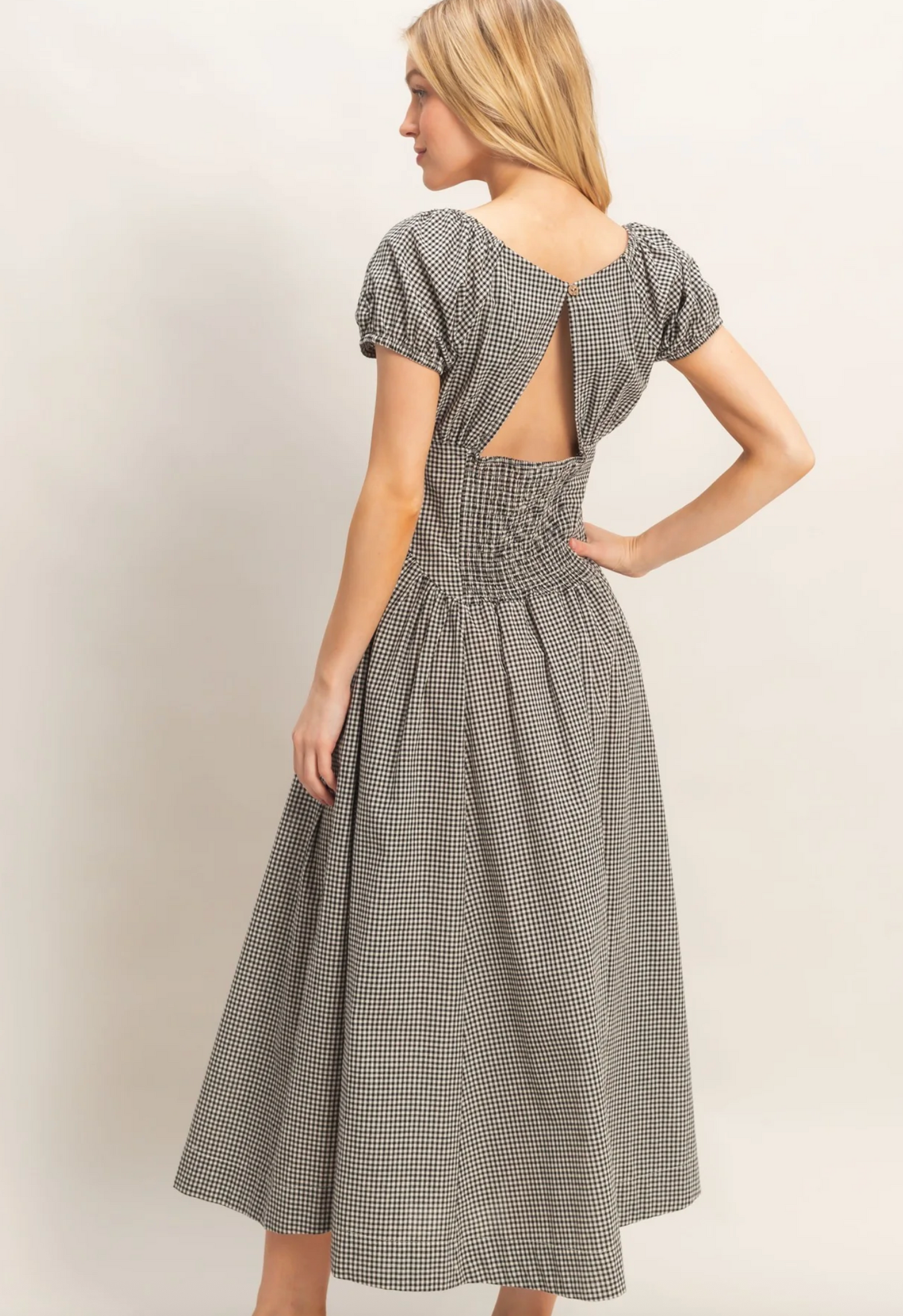 Hannah Gingham Dress