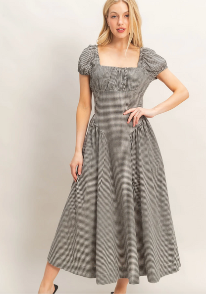 Hannah Gingham Dress