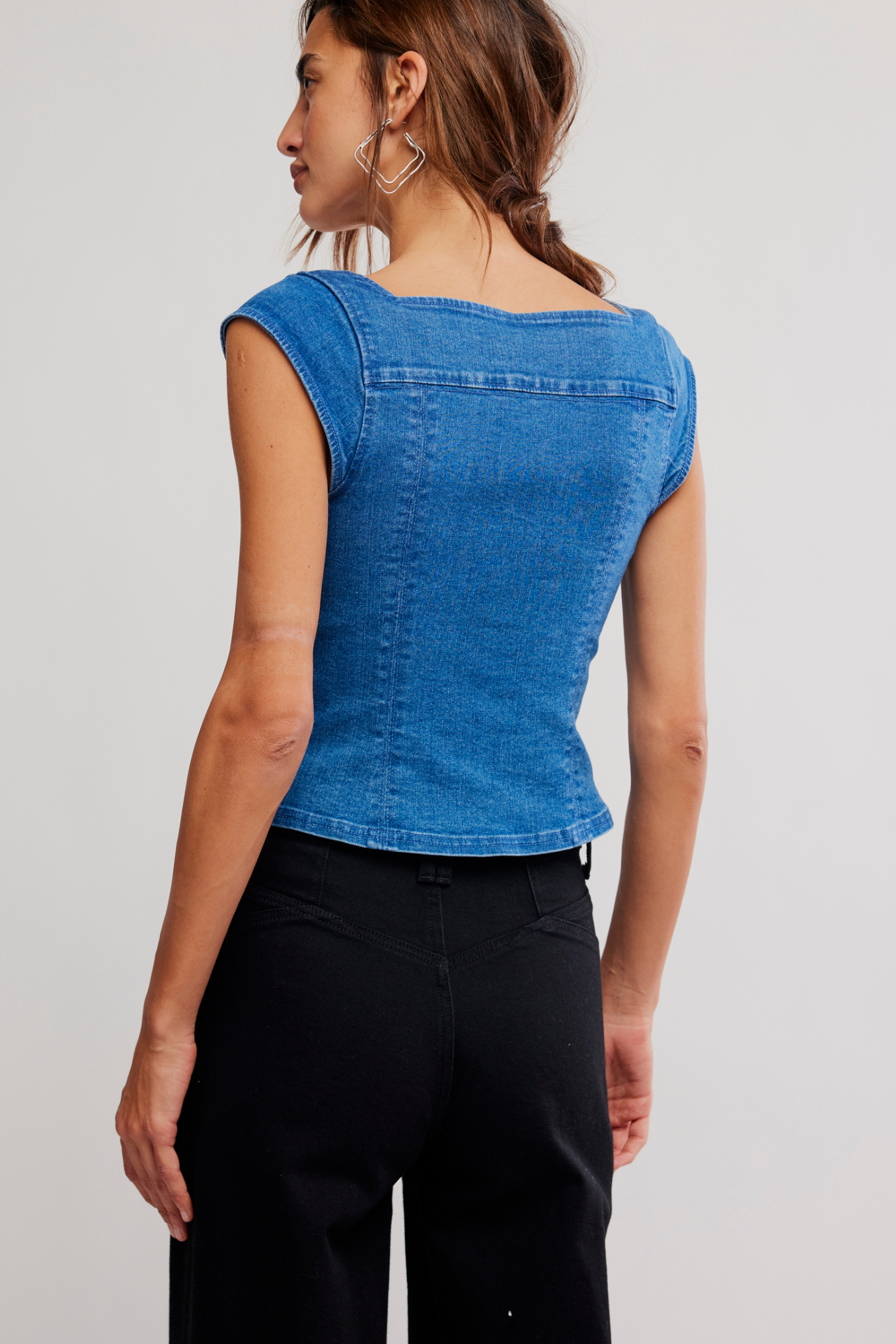 Marilyn Denim Corset*