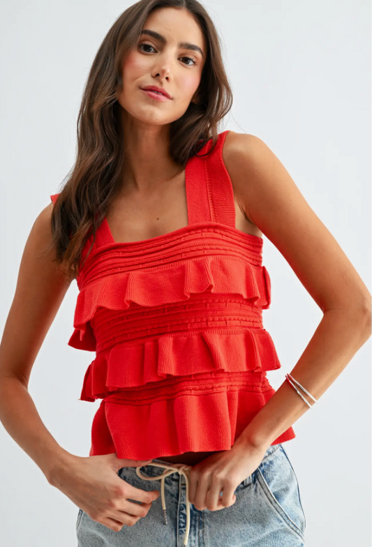 Becca Ruffled Top