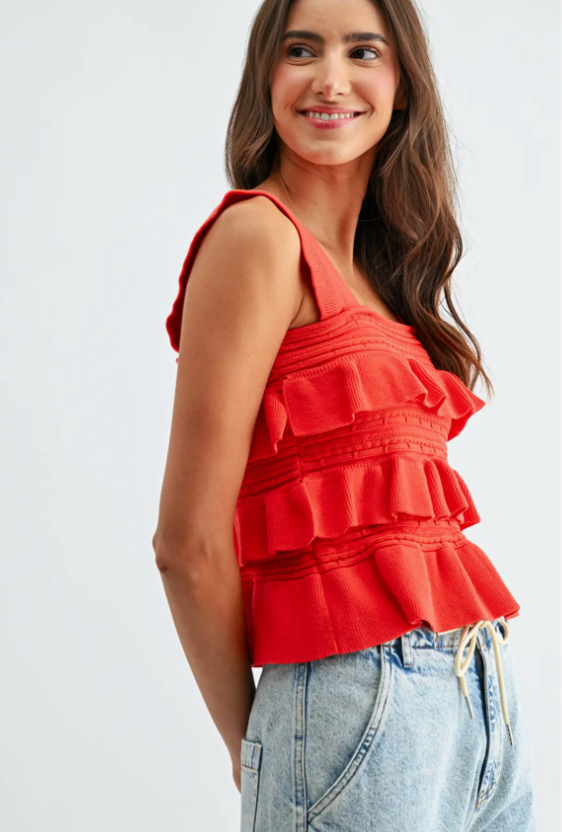 Becca Ruffled Top