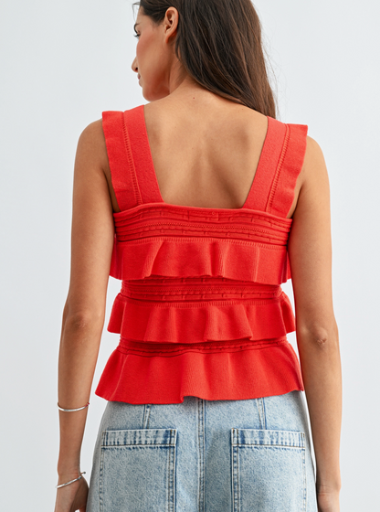 Becca Ruffled Top